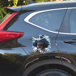 Sticker visage de chien de Fanny