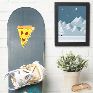 Sticker Visage de pizza effrayante