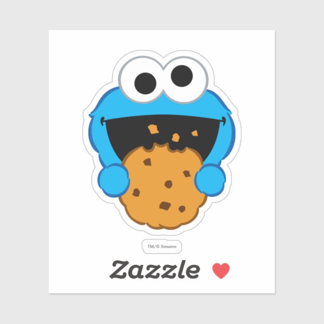 Sticker Visage du cookie (Feuille)