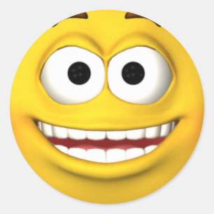 Sticker Visage Excité