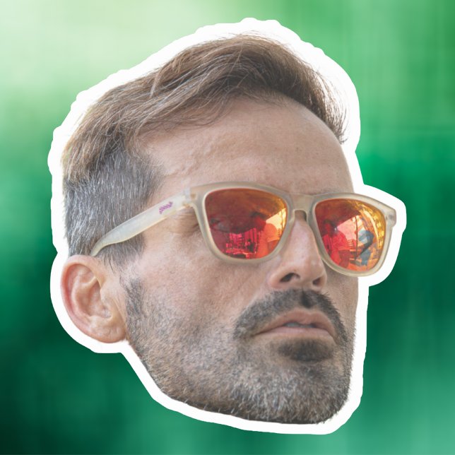 Sticker Visage, Sticker Visage Personnalisé, Photo (Créateur téléchargé)