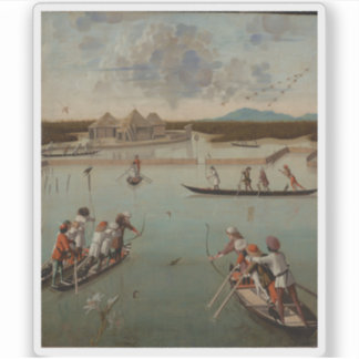 Sticker Vittore Carpaccio - Chasse sur la lagune