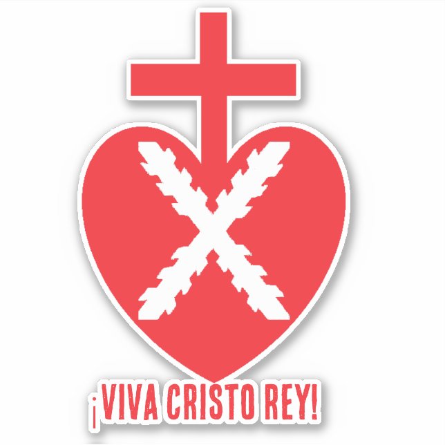 Sticker ¡Viva Cristo Rey ! (Devant)