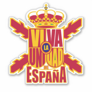 Sticker Viva la Unidad de España
