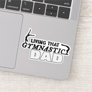 Sticker Vivant Cette Gymnastique Papa, Gymnastique Lover