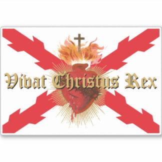 STICKER VIVAT CHRISTUS REX
