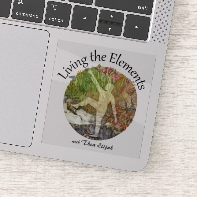 Sticker Vivre l'autocollant Eléments (Détail)