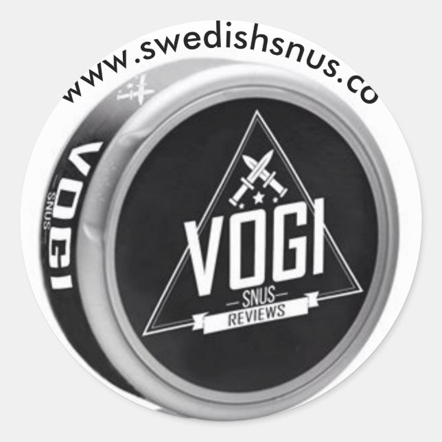 Sticker Vogi Snus (Devant)