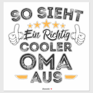Sticker Voici à quoi ressemble un super papy cool Drôle de