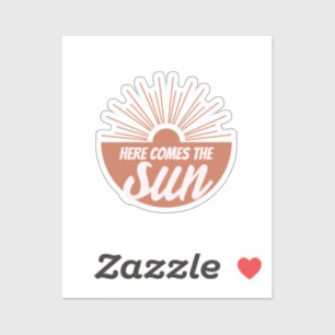 Sticker Voici le soleil