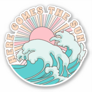Sticker Voici le soleil