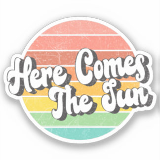 Sticker Voici Le Soleil