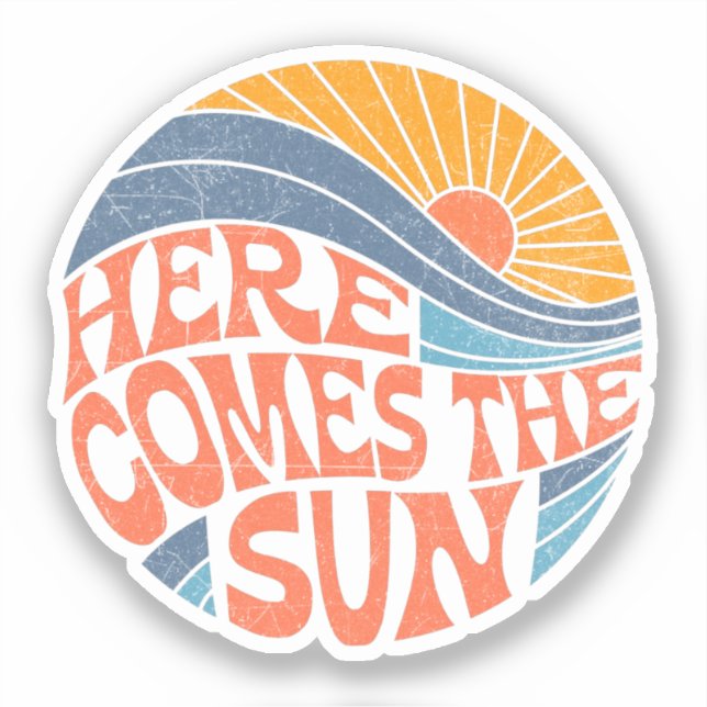 Sticker Voici Le Soleil (Recto)