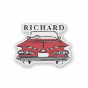 Sticker Voiture classique 1959 Chevy Impala personnalisée
