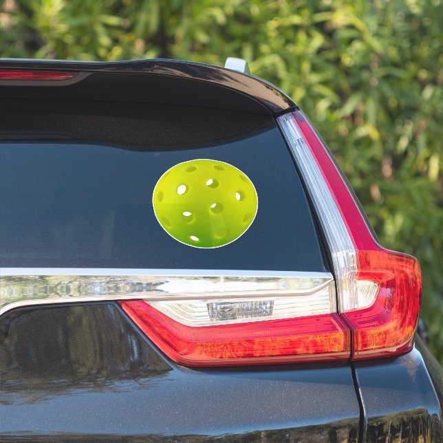 Sticker Voiture de pickball vert (Côté voiture)