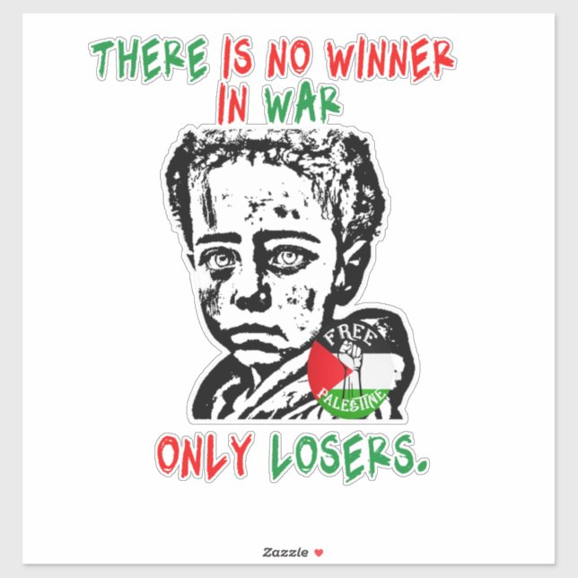 Sticker voiture Palestine, Drapeau Palestine Decal (Feuille)