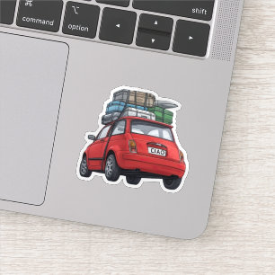 Sticker Voiture Red Fiat