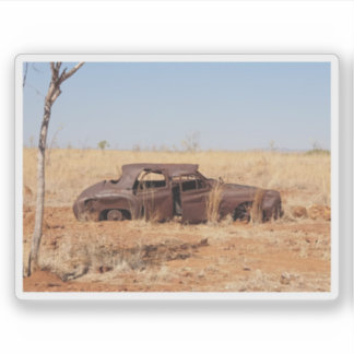 Sticker Voiture rouillée
