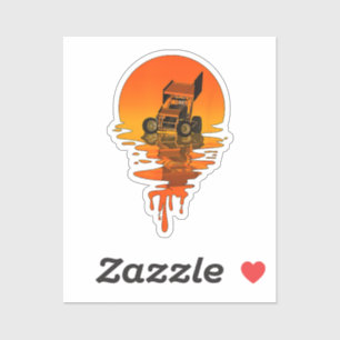 Sticker Voiture vintage Retro Style Sprint