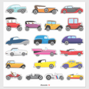 Sticker Voitures classiques pour enfants