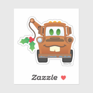 Sticker Voitures Noël   Camion de remorque