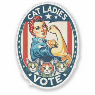 Sticker Voix des dames du chat