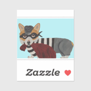 Sticker Voleur de friandises pour Corgi gallois