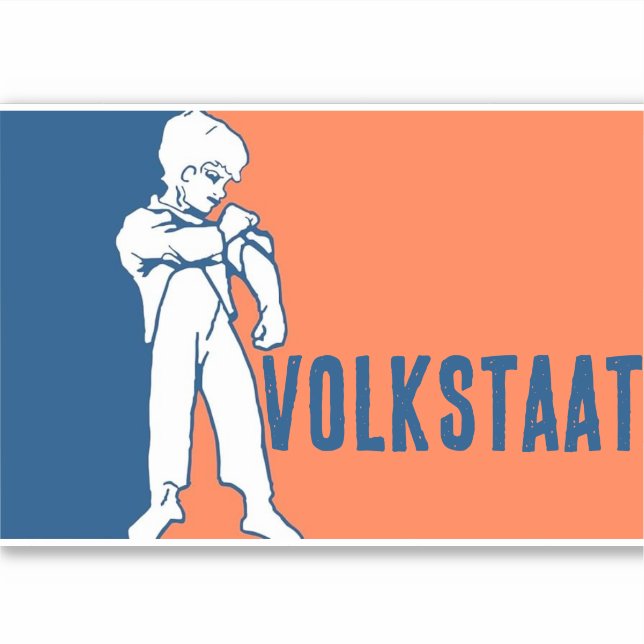 Sticker Volkstaat (Devant)