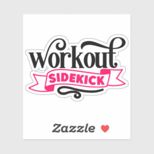 Sticker Volonté d'entraînement Grossesse drôle