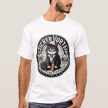 Sticker Vortex Black Cat Logo Cool Streetwear Cat  T-Shirt<br><div class="desc">Sticker Vortex Black Cat Logo T-Shirt – Cool Streetwear Cat Design for Creators Make a bold statement with this Sticker Vortex Black Cat Logo T-Shirt – a must-have for cat lovers, streetwear fans, and creative minds. This edgy and modern graphic tee features the official Sticker Vortex mascot: a stylish black...</div>