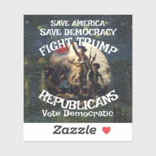 Sticker Vote politique FW FV HG Trump Parti républicain