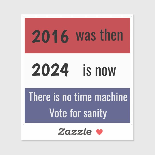 Sticker Vote pour Sanity (Feuille)
