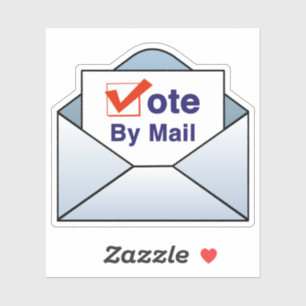 Sticker Voter par courrier