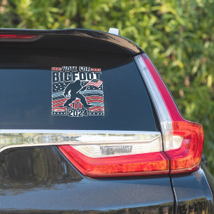 Sticker Votez pour Bigfoot 2024 Élection Sasquatch