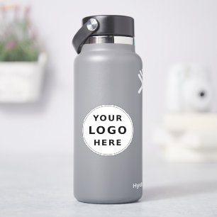 Sticker Votre logo d'entreprise Bouteille d'eau minimalist