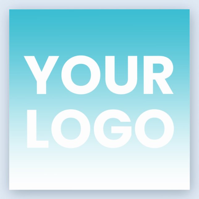Sticker Votre logo et le dégradé de couleurs Arrière - pla (Créateur téléchargé)
