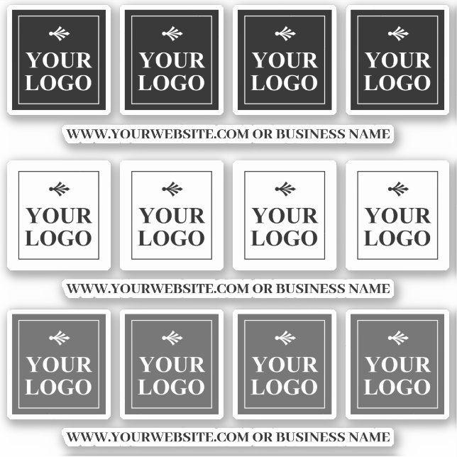 Sticker Votre Modèle de logo et de nom d'entreprise (Devant)