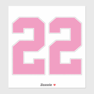 Sticker Votre numéro Jersey personnalisé
