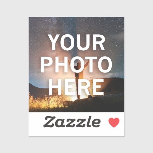 Sticker Votre photo ici (Feuille)