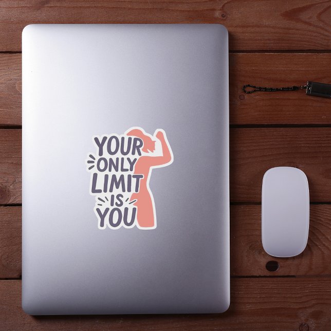 Sticker Votre seule motivation de force limite (Créateur téléchargé)
