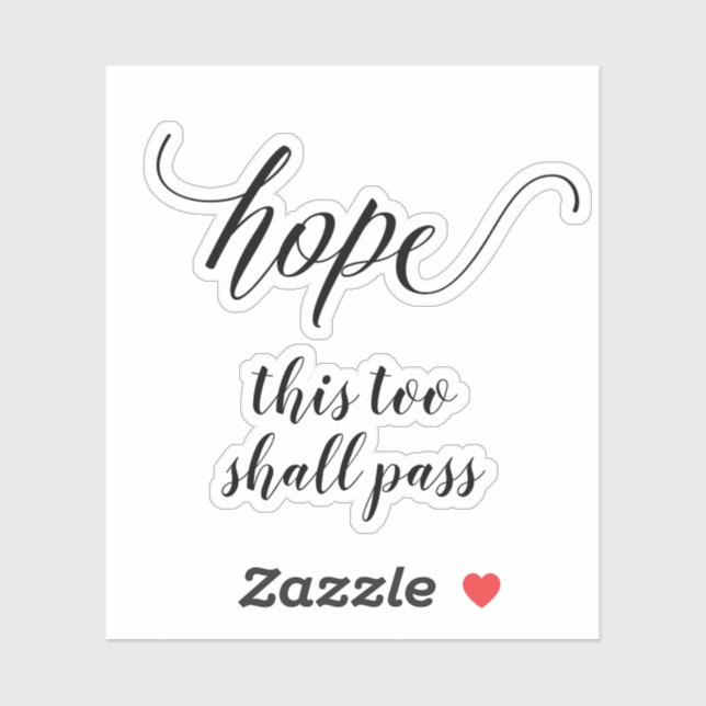 Sticker Votre texte Calligraphie de script personnalisée (Feuille)