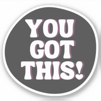Sticker Vous Avez Ça ! | Jouer Black Emo Inspirational