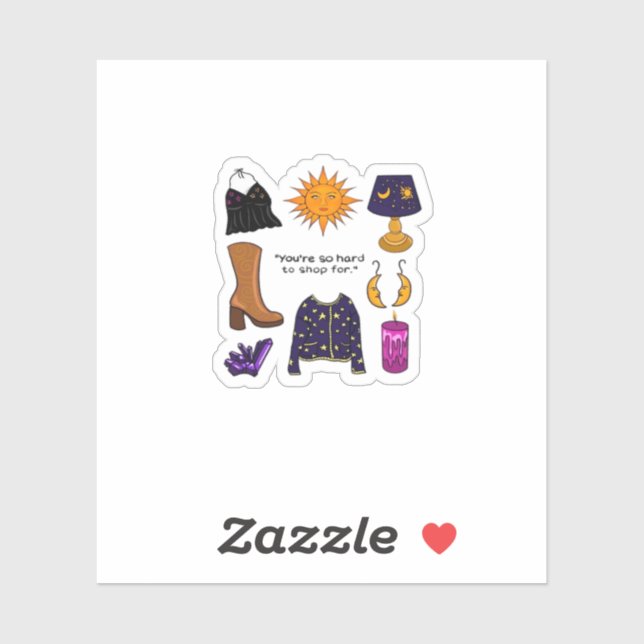 Sticker Vous Avez Du Mal À Acheter Pour Whimsigoth Aesthét (Feuille)