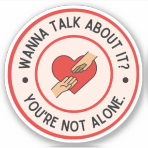 Sticker Vous Voulez En Parler ? Sensibilisation à la san