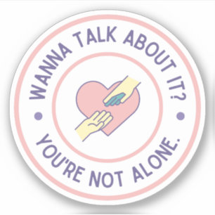 Sticker Vous Voulez En Parler ? Sensibilisation à la santé