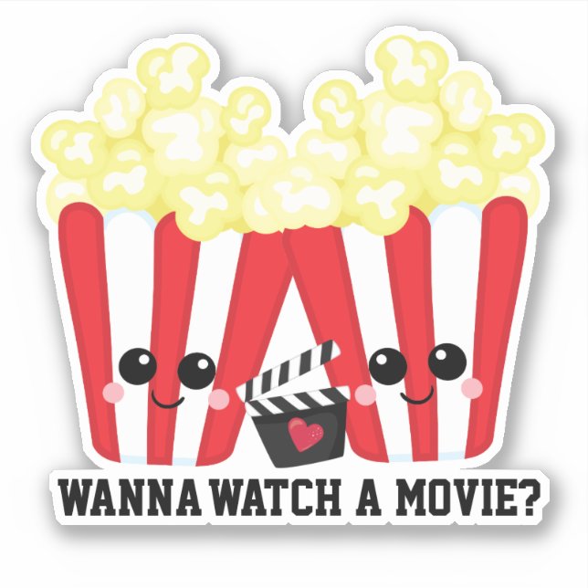 Sticker Vous voulez regarder un mouvement drôle question k (Devant)