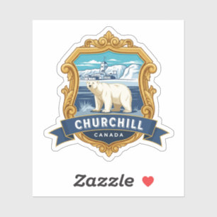 Sticker Voyage d'ours polaires de Churchill Canada