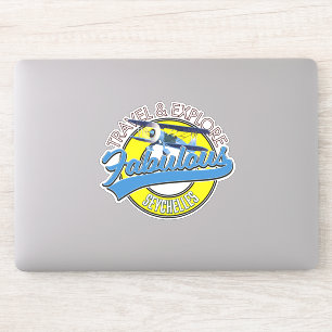 Sticker voyage explorer fabuleuses Seychelles logo
