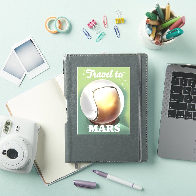Sticker Voyage vers Mars (Couverture iPad)