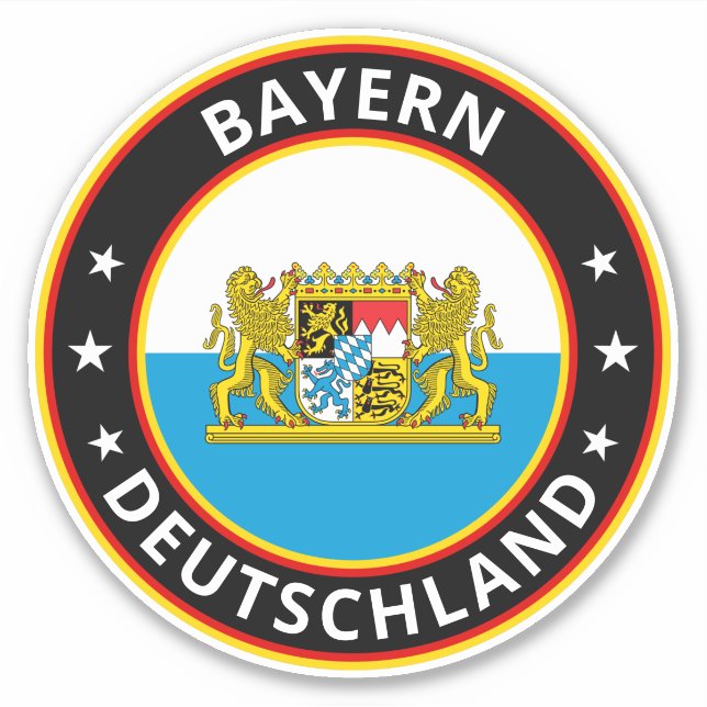Sticker Voyageur global - Bayern | Bavière (Modifier) (Devant)
